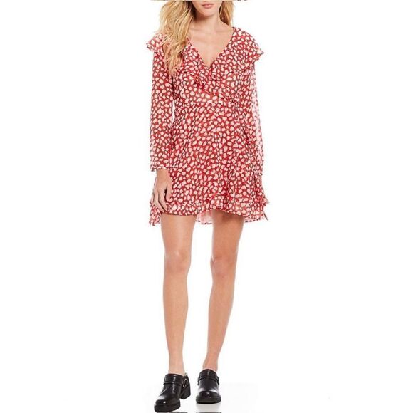 ✨HP✨Frenchie Valentine's Day Wrap Casual Dress✨ - Picture 5 of 7